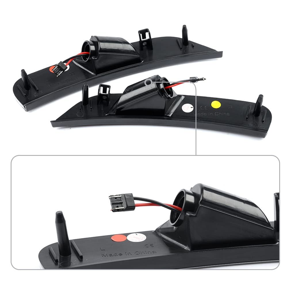 あいページ　リース2点 Amazon.com: NJSBYL Smoked Lens LED Side Marker Lights for 2017